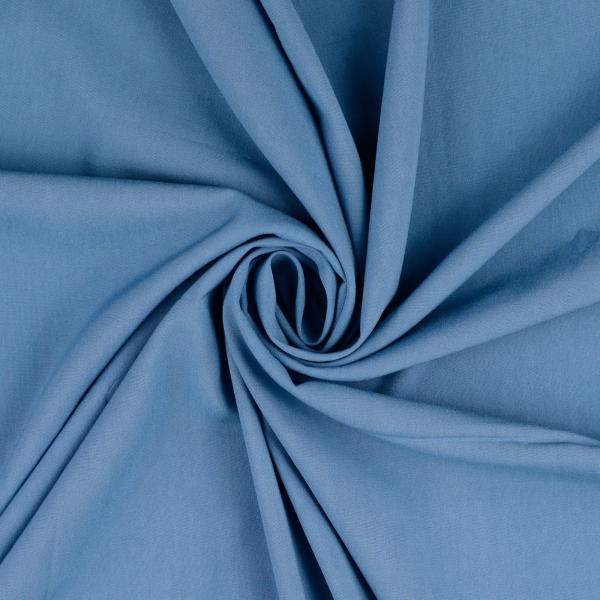 Viskose Stretch Popeline - jeansblau